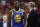 Golden State Warriors' Draymond Green (23) walks to the sideline past head coach Steve Kerr, right, during the first half of Game 6 of a second-round NBA basketball playoff series, Friday, May 10, 2019, in Houston. (AP Photo/Eric Gay)