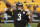 Pittsburgh Steelers quarterback Landry Jones (3) warms up before a pre season NFL football game against the Carolina Panthers in Pittsburgh, Thursday, Aug. 30, 2018. (AP Photo/Keith Srakocic)