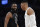Team Stephen's James Harden, left, of the Houston Rockets, talks with Team LeBron's Russell Westbrook, of the Oklahoma City Thunder, during the second half of an NBA All-Star basketball game, Sunday, Feb. 18, 2018, in Los Angeles. (AP Photo/Chris Pizzello)
