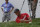 Tiger Woods hits from a bunker on the 13th hole during the final round of the BMW Championship golf tournament at Medinah Country Club, Sunday, Aug. 18, 2019, in Medinah, Ill. (AP Photo/Nam Y. Huh)