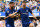 Chelsea's English midfielder Mason Mount (R) celebrates scoring the opening goal with Chelsea's French striker Olivier Giroud during the English Premier League football match between Chelsea and Leicester City at Stamford Bridge in London on August 18, 2019. (Photo by Daniel LEAL-OLIVAS / AFP) / RESTRICTED TO EDITORIAL USE. No use with unauthorized audio, video, data, fixture lists, club/league logos or 'live' services. Online in-match use limited to 120 images. An additional 40 images may be used in extra time. No video emulation. Social media in-match use limited to 120 images. An additional 40 images may be used in extra time. No use in betting publications, games or single club/league/player publications. /         (Photo credit should read DANIEL LEAL-OLIVAS/AFP/Getty Images)