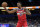 Washington Wizards' Dwight Howard takes a pass from a teammate during the first half of an NBA basketball game against the Orlando Magic, Friday, Nov. 9, 2018, in Orlando, Fla. (AP Photo/John Raoux)