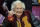 FILE- In this Nov. 27, 2018, file photo, Loyola of Chicago's Sister Jean shows off the NCAA Final Four ring she received before an NCAA college basketball game between Loyola of Chicago and Nevada in Chicago. (AP Photo/Matt Marton, File)