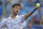 Novak Djokovic, of Serbia, tosses the ball on a serve to Daniil Medvedev, of Russia, during the Western & Southern Open tennis tournament Saturday, Aug. 17, 2019, in Mason, Ohio. (AP Photo/John Minchillo)