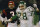 FILE - In this Nov. 30, 1987, file photo, Cincinnati Bengals place kicker Jim Breech (3) and New York Jets' Barry Bennett (78) react after Bennett blocked his game winning field goal attempt as they watch Jets' Rich Miano pick up the ball and run 67 yards for the winning touchdown in the fourth quarter of an NFL football game at Giants Stadium in East Rutherford, N.J. Authorities say the son of a former NFL lineman wanted on murder charges in the death of his parents has been arrested in Mexico. The Todd County Sheriff’s Office says 22-year-old Dylan John Bennett was arrested at a hotel Saturday in Cancun.(AP Photo/Wilbur Funches, File)