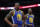 Golden State Warriors guard Andre Iguodala (9) and forward Kevin Durant (35) during the first half of an NBA basketball game, Saturday, Dec. 1, 2018, in Detroit. (AP Photo/Carlos Osorio)