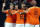 (l-r) Frenkie de Jong of Holland, Daley Blind of Holland, Georginio Wijnaldum of Holland, Matthijs de Ligt of Holland, Memphis Depay of Holland, Donyell Malen of Holland, Ryan Babel of Holland during the UEFA EURO 2020 qualifier group C qualifying match between Germany and The Netherlands at Volkspark stadium on September 06, 2019 in Hamburg, Germany(Photo by VI Images via Getty Images)