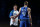DALLAS, TX - APRIL 09: Dirk Nowitzki #41 of the Dallas Mavericks hugs Mark Cuban after announcing that he played his last home game at American Airlines Center on April 09, 2019 in Dallas, Texas. NOTE TO USER: User expressly acknowledges and agrees that, by downloading and or using this photograph, User is consenting to the terms and conditions of the Getty Images License Agreement. (Photo by Omar Vega/Getty Images)