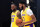 LeBron James (L) and Anthony Davis of the Los Angeles Lakers arrive for a photo shoot during Lakers Media day in El Segundo, California on September 27, 2019. (Photo by Frederic J. BROWN / AFP)        (Photo credit should read FREDERIC J. BROWN/AFP/Getty Images)
