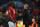 Manchester United's Belgian forward Romelu Lukaku (L) speaks with Manchester United's Norwegian manager Ole Gunnar Solskjaer during the UEFA Champions league first leg quarter-final football match between Manchester United and Barcelona at Old Trafford in Manchester, north west England, on April 10, 2019. (Photo by Oli SCARFF / AFP)        (Photo credit should read OLI SCARFF/AFP/Getty Images)