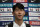 South Korean footballer Son Heung-min speaks to the media upon his arrival at Incheon airport in Incheon early on October 17, 2019 after the World Cup 2022 Qualifying Asian zone Group H football match between South Korea and North Korea which held at Kim Il Sung Stadium in Pyongyang. - FIFA president Gianni Infantino said he was
