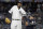 New York Yankees' pitcher CC Sabathia reacts as he waits to be relieved during the eighth inning of Game 4 of baseball's American League Championship Series against the Houston Astros, Thursday, Oct. 17, 2019, in New York. (AP Photo/Frank Franklin II)