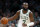Boston Celtics' Jaylen Brown plays against the Charlotte Hornets during the first half of a preseason NBA basketball game in Boston, Sunday, Oct. 6, 2019. (AP Photo/Michael Dwyer)