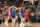 NEW ORLEANS, LA -OCTOBER 28:  Draymond Green #23 of the Golden State Warriors high fives Stephen Curry #30 during the game against the New Orleans Pelicans on October 28, 2019 at the Smoothie King Center in New Orleans, Louisiana. NOTE TO USER: User expressly acknowledges and agrees that, by downloading and or using this Photograph, user is consenting to the terms and conditions of the Getty Images License Agreement. Mandatory Copyright Notice: Copyright 2019 NBAE (Photo by Layne Murdoch Jr./NBAE via Getty Images)