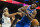 PHILADELPHIA, PA - OCTOBER 30: Karl-Anthony Towns #32 of the Minnesota Timberwolves knocks the ball out of the hands of Joel Embiid #21 of the Philadelphia 76ers in the first quarter at the Wells Fargo Center on October 30, 2019 in Philadelphia, Pennsylvania. NOTE TO USER: User expressly acknowledges and agrees that, by downloading and or using this photograph, User is consenting to the terms and conditions of the Getty Images License Agreement. (Photo by Mitchell Leff/Getty Images)