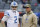 Detroit Lions quarterback's Jeff Driskel (2) and Matthew Stafford watch during warmups before an NFL football game against the Chicago Bears in Chicago, Sunday, Nov. 10, 2019. (AP Photo/Charles Rex Arbogast)