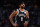 DENVER, CO - NOVEMBER 14: Kyrie Irving #11 of the Brooklyn Nets looks on during the game against the Denver Nuggets on November 14, 2019 at the Pepsi Center in Denver, Colorado. NOTE TO USER: User expressly acknowledges and agrees that, by downloading and/or using this Photograph, user is consenting to the terms and conditions of the Getty Images License Agreement. Mandatory Copyright Notice: Copyright 2019 NBAE (Photo by Bart Young/NBAE via Getty Images)