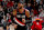 CHICAGO, IL - NOVEMBER 25: Carmelo Anthony #00 of the Portland Trail Blazers smiles during the game against the Chicago Bulls on November 25, 2019 at United Center in Chicago, Illinois. NOTE TO USER: User expressly acknowledges and agrees that, by downloading and or using this photograph, User is consenting to the terms and conditions of the Getty Images License Agreement. Mandatory Copyright Notice: Copyright 2019 NBAE (Photo by Jeff Haynes/NBAE via Getty Images)