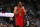Atlanta Hawks forward Jabari Parker applauds for his teammates' play as a timeout is called during the second half of the team'ss NBA basketball game against the Denver Nuggets on Tuesday, Nov. 12, 2019, in Denver. Atlanta won 125-121. (AP Photo/David Zalubowski)