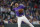 Colorado Rockies third baseman Nolan Arenado throws to first base to put out New York Mets'Todd Frazier during the third inning of a baseball game Tuesday, Sept. 17, 2019, in Denver. (AP Photo/David Zalubowski)
