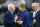 Dallas Cowboys owner Jerry Jones, left, and head coach Jason Garrett walk on the field before an NFL football game against the New Orleans Saints in New Orleans, Sunday, Sept. 29, 2019. (AP Photo/Butch Dill)