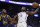 Oklahoma City Thunder guard Deonte Burton, right, rebounds the ball from Golden State Warriors' Omari Spellman (4) in the first half of an NBA basketball game Monday, Nov. 25, 2019, in San Francisco. (AP Photo/Ben Margot)