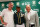 OAKLAND, CA - JUNE 15: Executive Vice President of Baseball Operations Billy Beane of the Oakland Athletics, first round draft pick Kyler Murray and Agent Scott Boras stand together during a press conference after Murray signed his contact at the Oakland Alameda Coliseum on June 15, 2018 in Oakland, California. (Photo by Michael Zagaris/Oakland Athletics/Getty Images)