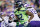 SEATTLE, WASHINGTON - DECEMBER 02:  Running back Chris Carson #32 of the Seattle Seahawks carries the ball during the game against the Minnesota Vikings at CenturyLink Field on December 02, 2019 in Seattle, Washington. (Photo by Otto Greule Jr/Getty Images)