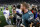 Dallas Cowboys quarterback Dak Prescott (4) and Philadelphia Eagles quarterback Carson Wentz (11) greet each other after their NFL football game in Arlington, Texas, Sunday, Oct. 20, 2019. (AP Photo/Ron Jenkins)