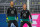 Germany's goalkeeper Manuel Neuer and Germany's goalkeeper Marc-Andre Ter Stegen (R) attend a training session of the German national football in Dortmund, western Germany on October 08, 2019. - Germany plays a friendly soccer match against Argentina in Dortmund on Wednesday. (Photo by Ina FASSBENDER / AFP) (Photo by INA FASSBENDER/AFP via Getty Images)
