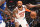 LOS ANGELES, CA - JANUARY 5: Marcus Morris Sr. #13 of the New York Knicks handles the ball against the LA Clippers on January 5, 2020 at STAPLES Center in Los Angeles, California. NOTE TO USER: User expressly acknowledges and agrees that, by downloading and/or using this Photograph, user is consenting to the terms and conditions of the Getty Images License Agreement. Mandatory Copyright Notice: Copyright 2020 NBAE (Photo by Andrew D. Bernstein/NBAE via Getty Images)