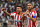 Atletico Madrid's Spanish midfielder Koke (R) celebrates his goal with Atletico Madrid's Argentine forward Angel Correa during the Spanish Super Cup semi final between Barcelona and Atletico Madrid on January 9, 2020, at the King Abdullah Sport City in the Saudi Arabian port city of Jeddah. - The winner will face Real Madrid in the final on January 12. (Photo by Giuseppe CACACE / AFP) (Photo by GIUSEPPE CACACE/AFP via Getty Images)