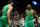BOSTON, MASSACHUSETTS - DECEMBER 06: Jaylen Brown #7 of the Boston Celtics celebrates with Jayson Tatum #0 after scoring against the Denver Nuggets during the second half at TD Garden on December 06, 2019 in Boston, Massachusetts. The Celtics defeat the Nuggets 108-95. (Photo by Maddie Meyer/Getty Images)