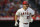 Los Angeles Angels' Mike Trout runs to first during a baseball game against the Boston Red Sox in Anaheim, Calif., Saturday, Aug. 31, 2019. (AP Photo/Chris Carlson)