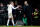 , SPAIN - FEBRUARY 9: (L-R) Gareth Bale of Real Madrid, coach Zinedine Zidane of Real Madrid  during the La Liga Santander  match between Osasuna v Real Madrid on February 9, 2020 (Photo by David S. Bustamante/Soccrates/Getty Images)