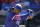 Texas Rangers' Willie Calhoun bats during the first inning of a spring training baseball game against the Chicago White Sox Saturday, Feb. 29, 2020, in Surprise, Ariz. (AP Photo/Charlie Riedel)