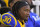 Los Angeles Rams running back Todd Gurley sits on the bench during second half of an NFL football game against the Arizona Cardinals Sunday, Dec. 29, 2019, in Los Angeles. (AP Photo/Mark J. Terrill)