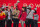 KANSAS CITY, MO - FEBRUARY 05: Members of the Kansas City Chiefs celebrate on stage with the Vince Lombardi Trophy during the Kansas City Chiefs Victory Parade on February 5, 2020 in Kansas City, Missouri. (Photo by Kyle Rivas/Getty Images)