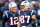 FOXBOROUGH, MASSACHUSETTS - JANUARY 13: Tom Brady #12 of the New England Patriots reacts with Rob Gronkowski #87 during the third quarter in the AFC Divisional Playoff Game against the Los Angeles Chargers at Gillette Stadium on January 13, 2019 in Foxborough, Massachusetts. (Photo by Maddie Meyer/Getty Images)