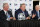 New Dallas Cowboys head coach Mike McCarthy, center, is introduced by Chief Operating Officer Stephen Jones, left, and owner Jerry Jones, right, during a press conference at the Dallas Cowboys headquarters Wednesday, Jan. 8, 2020, in Frisco, Texas. (AP Photo/Brandon Wade)