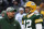 GREEN BAY, WISCONSIN - DECEMBER 15: head coach Matt LaFleur of the Green Bay Packers discusses with Aaron Rodgers #12 of the Green Bay Packers during warms up before the game against the Chicago Bears at Lambeau Field on December 15, 2019 in Green Bay, Wisconsin. (Photo by Quinn Harris/Getty Images)