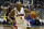 AUBURN HILLS, UNITED STATES:  Chauncey Billups (R) of the Detroit Pistons gets around Kobe Bryant (L) of the Los Angeles Lakers during the second half of game four of the NBA Finals against the Los Angeles Lakers 13 June, 2004 at The Palace in Auburn Hills, MI. The Pistons won the game 88-80 to lead the best-of-seven game series 3-1.      AFP PHOTO/Jeff HAYNES  (Photo credit should read JEFF HAYNES/AFP via Getty Images)