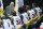 Detroit Pistons head coach Larry Brown talks to his team during a timeout in the third quarter against the Miami Heat in their Eastern Conference Finals at the Palace in Auburn Hills, Mich., Tuesday, May 31, 2005. From left, are guard Chauncey Billups (1), guard Richard Hamilton (32), center Ben Wallace (3), forward Tayshaun Prince (22) and guard Lindsey Hunter. (AP Photo/Al Goldis)