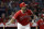 Los Angeles Angels' Albert Pujols (5) hits against the Tampa Bay Rays during a baseball game Monday, Sept. 16, 2019, in Anaheim, Calif. (AP Photo/Marcio Jose Sanchez)