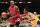 Michael Jordan of the Chicago Bulls (L) eyes the basket as he is guarded by Kobe Bryant of the Los Angeles Lakers during their 01 February game in Los Angeles, CA. Jordan will appear in his 12th NBA All-Star game 08 February while Bryant will make his first All-Star appearance. The Lakers won the game 112-87.  AFP PHOTO/Vince BUCCI (Photo by VINCE BUCCI / AFP)        (Photo credit should read VINCE BUCCI/AFP via Getty Images)