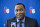 FILE - In this May 14, 2019, file photo, Philadelphia 76ers general manager Elton Brand speaks during a news conference at the NBA basketball team's practice facility in Camden, N.J.  Brand was a high-profile bust when he played for the 76ers. He got a second chance in the front office and is determined to lead the organization to the championship he couldn’t win as a player. (AP Photo/Matt Rourke, File)