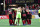 ATLANTA, GA - MARCH 07: Atlanta United starters huddle prior to match against FC Cincinnati, which Atlanta won, 2-1, in front of a crowd of 69,301 at Mercedes-Benz Stadium during a game between FC Cincinnati and Atlanta United FC at Mercedes-Benz Stadium on March 07, 2020 in Atlanta, Georgia. (Photo by Perry McIntyre/ISI Photos/Getty Images)