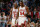 CHICAGO - CIRCA 1991: Michael Jordan #23 and Horace Grant #54 of the Chicago Bulls talk circa 1991 at Chicago Stadium in Chicago, Illinois. NOTE TO USER: User expressly acknowledges and agrees that, by downloading and or using this photograph, User is consenting to the terms and conditions of the Getty Images License Agreement. Mandatory Copyright Notice: Copyright 1991 NBAE (Photo by Nathaniel S. Butler/NBAE via Getty Images)
