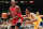 Michael Jordan of the Chicago Bulls (L) eyes the basket as he is guarded by Kobe Bryant of the Los Angeles Lakers during their 01 February game in Los Angeles, CA. Jordan will appear in his 12th NBA All-Star game 08 February while Bryant will make his first All-Star appearance. The Lakers won the game 112-87.  AFP PHOTO/Vince BUCCI (Photo by VINCE BUCCI / AFP)        (Photo credit should read VINCE BUCCI/AFP via Getty Images)