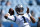 Carolina Panthers quarterback Cam Newton (1) warms up prior to an NFL football game against the Los Angeles Rams in Charlotte, N.C., Sunday, Sept. 8, 2019. (AP Photo/Mike McCarn)